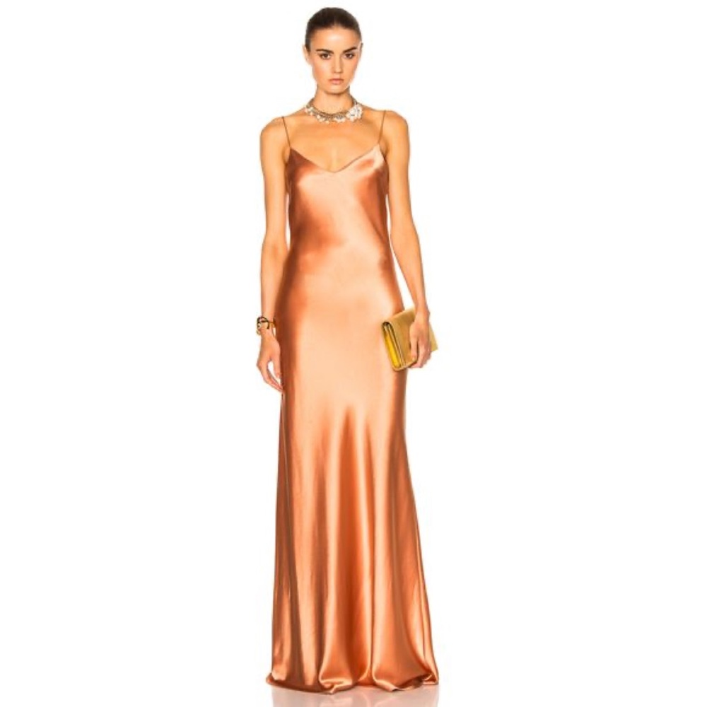 Galvan London | “Alcazar” Satin Slip Dress